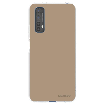 Picasee silikonski prozorni ovitek za Realme 7 - Soft Sand