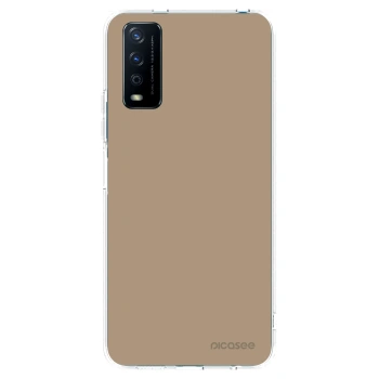 Picasee silikonski prozorni ovitek za Vivo Y11s - Soft Sand
