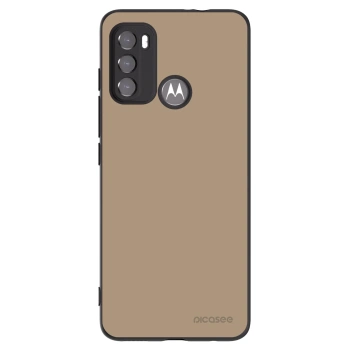 Picasee silikonski črni ovitek za Motorola Moto G60 - Soft Sand