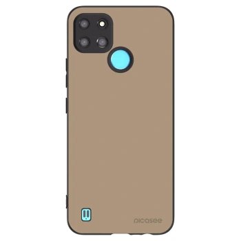 Picasee silikonski črni ovitek za Realme C21Y - Soft Sand