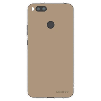 Picasee silikonski prozorni ovitek za Xiaomi Redmi A1 - Soft Sand