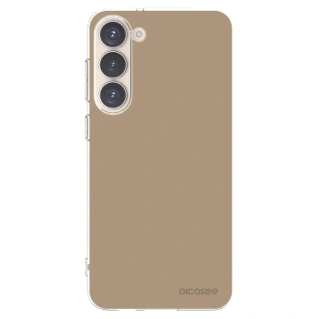 Picasee silikonski prozorni ovitek za Samsung Galaxy S23+ 5G - Soft Sand