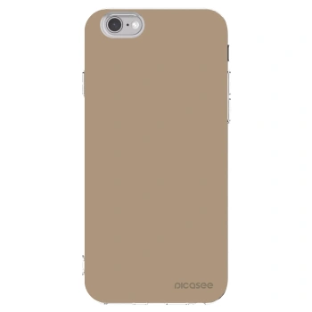 Picasee silikonski prozorni ovitek za Apple iPhone 6/6S - Soft Sand