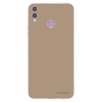 Picasee silikonski prozorni ovitek za Honor 8X - Soft Sand