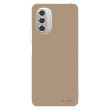 Picasee silikonski prozorni ovitek za Motorola Moto G51 - Soft Sand