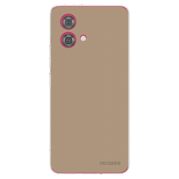 Picasee silikonski prozorni ovitek za Motorola Moto G84 5G - Soft Sand