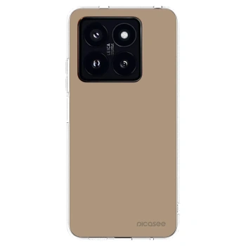 Picasee silikonski prozorni ovitek za Xiaomi 14 Pro - Soft Sand