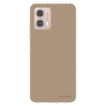 Picasee silikonski prozorni ovitek za Motorola Moto G53 5G - Soft Sand