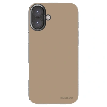 Picasee silikonski prozorni ovitek za Apple iPhone 16 Plus - Soft Sand