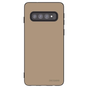 Picasee silikonski črni ovitek za Samsung Galaxy S10 G973 - Soft Sand