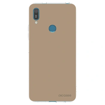 Picasee silikonski prozorni ovitek za Huawei Y7 2019 - Soft Sand