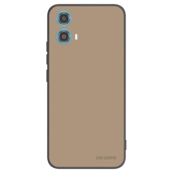 Picasee silikonski črni ovitek za Motorola Moto G34 5G - Soft Sand