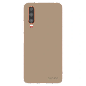 Picasee silikonski prozorni ovitek za Huawei P30 - Soft Sand