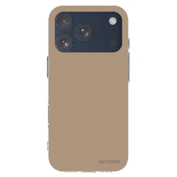 Picasee silikonski prozorni ovitek za Apple iPhone 17 Pro - Soft Sand