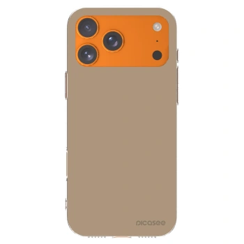 Picasee silikonski prozorni ovitek za Apple iPhone 17 Pro Max - Soft Sand