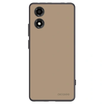 Picasee silikonski črni ovitek za Motorola Moto E14 - Soft Sand