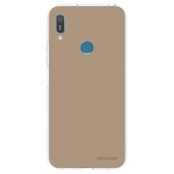 Picasee silikonski prozorni ovitek za Huawei Y6 2019 - Soft Sand