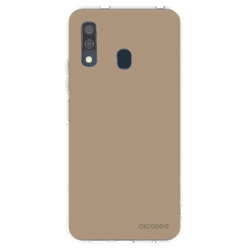 Picasee silikonski prozorni ovitek za Samsung Galaxy A40 A405F - Soft Sand