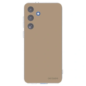 Picasee silikonski prozorni ovitek za Samsung Galaxy S25 FE 5G - Soft Sand
