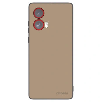 Picasee silikonski črni ovitek za Motorola Edge 50 Fusion - Soft Sand