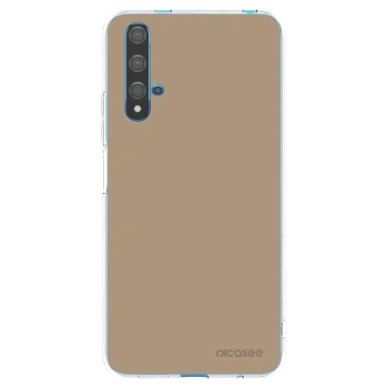 Picasee silikonski prozorni ovitek za Huawei Nova 5T - Soft Sand