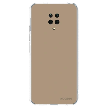 Picasee silikonski prozorni ovitek za Xiaomi Redmi Note 9 Pro - Soft Sand