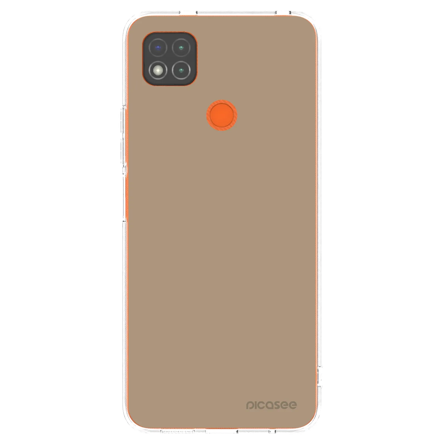 Picasee silikonski prozorni ovitek za Xiaomi Redmi 9C - Soft Sand