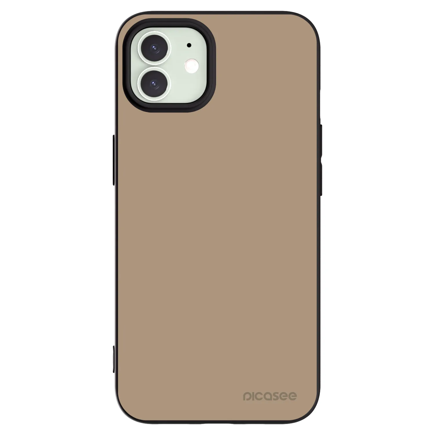 Picasee silikonski črni ovitek za Apple iPhone 12 Pro - Soft Sand