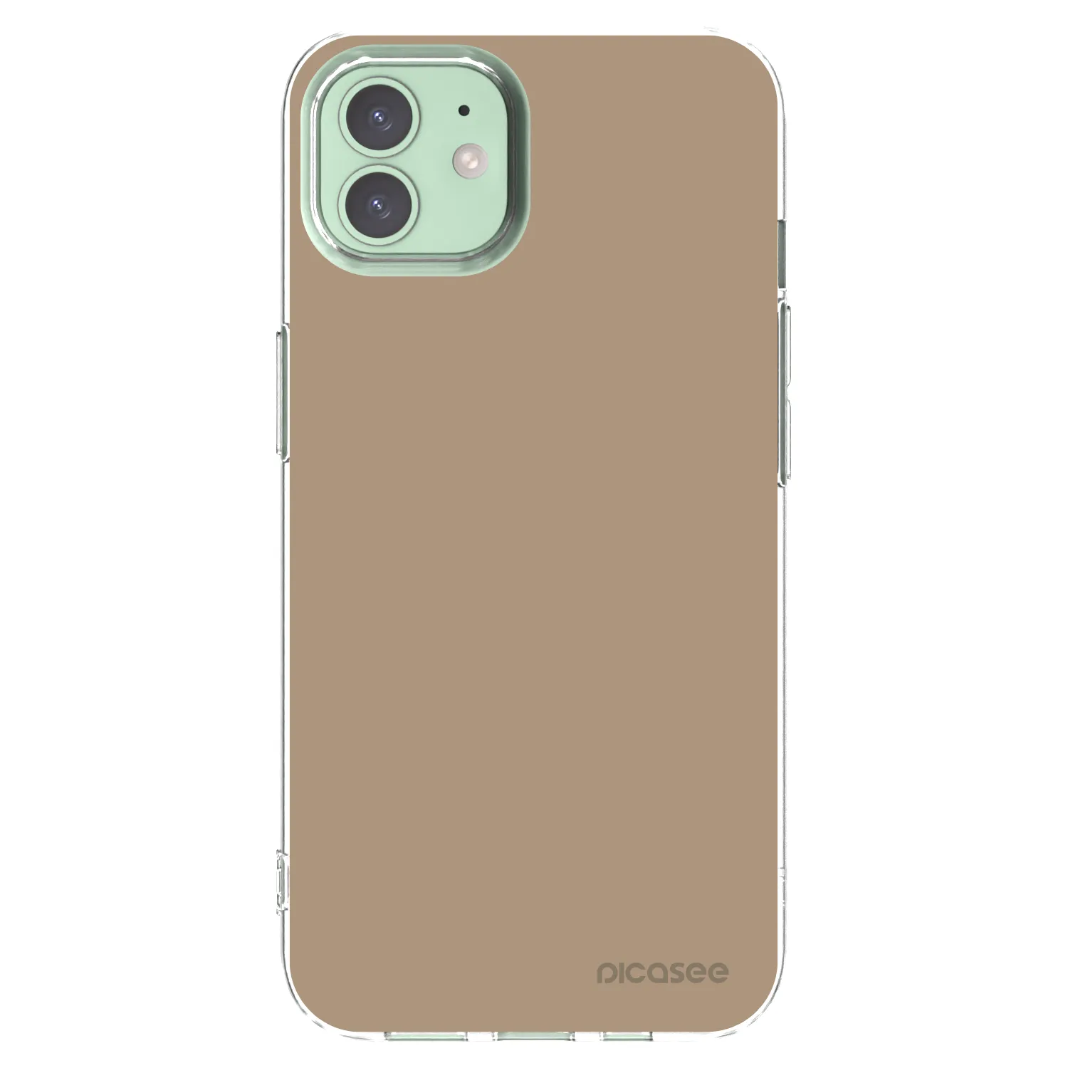 Picasee silikonski prozorni ovitek za Apple iPhone 12 Pro - Soft Sand