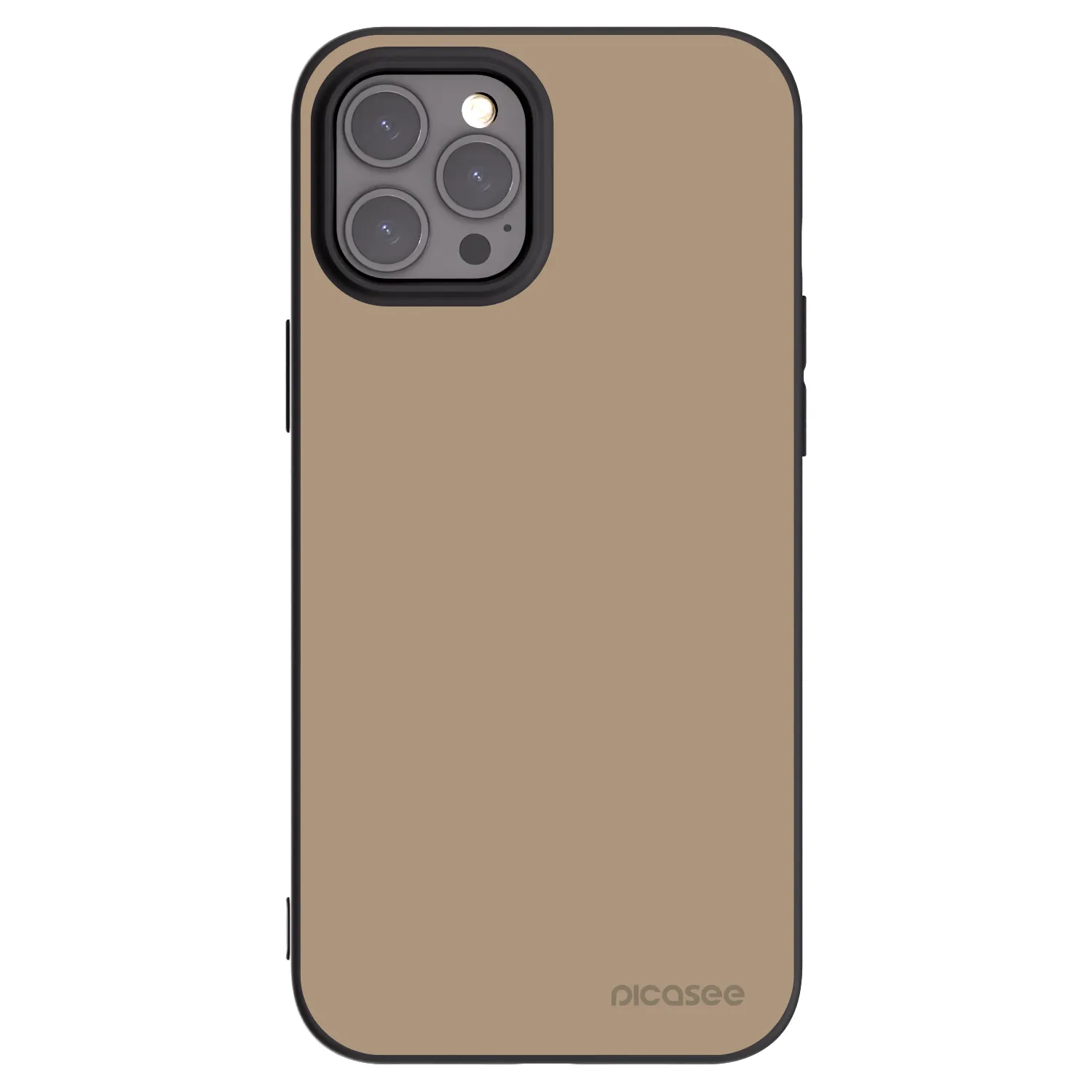 Picasee silikonski črni ovitek za Apple iPhone 12 Pro Max - Soft Sand