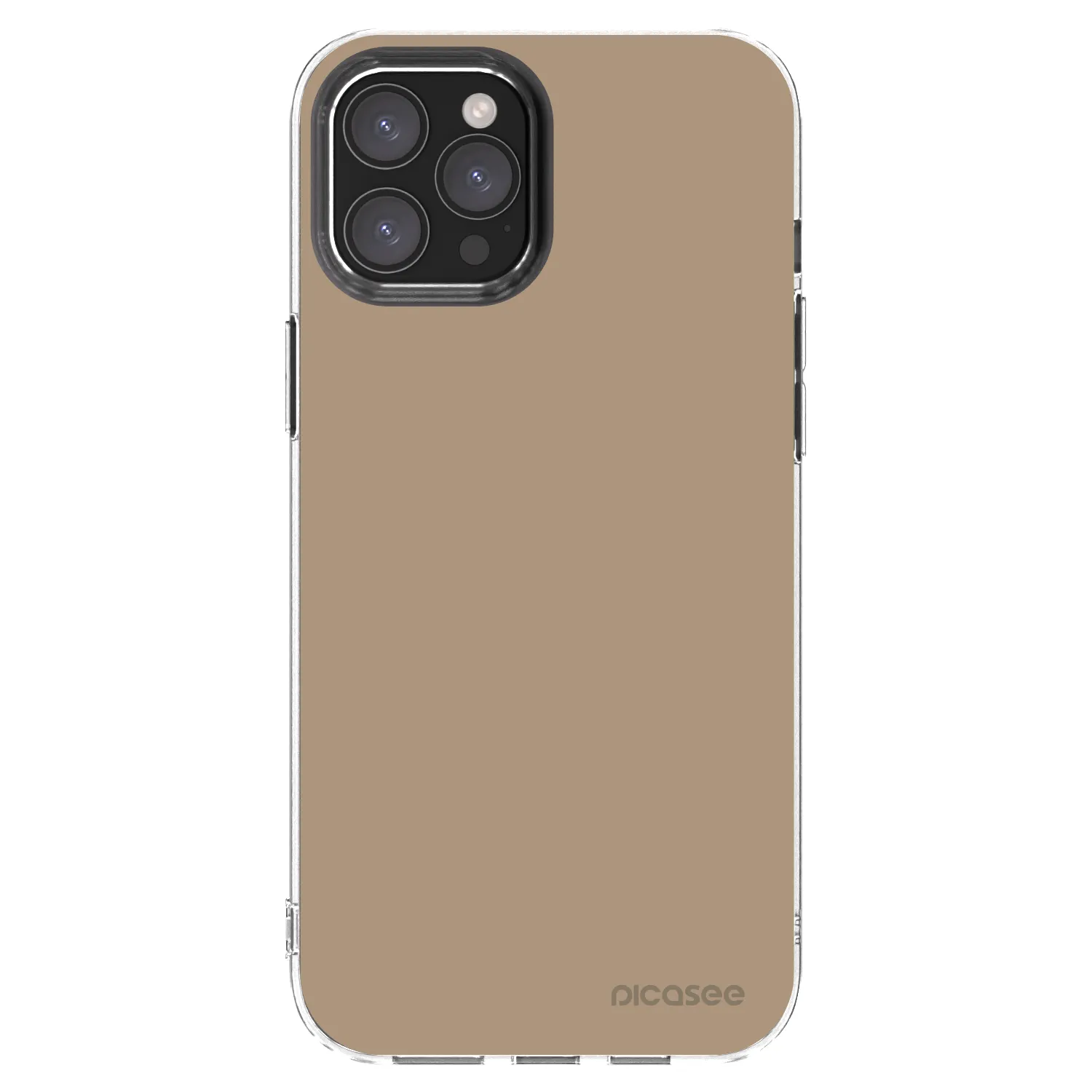 Picasee silikonski prozorni ovitek za Apple iPhone 12 Pro Max - Soft Sand