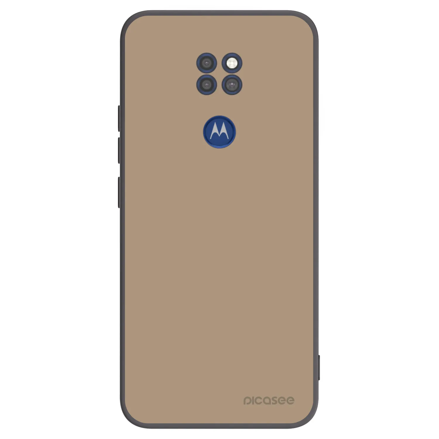 Picasee silikonski črni ovitek za Motorola Moto G9 Play - Soft Sand