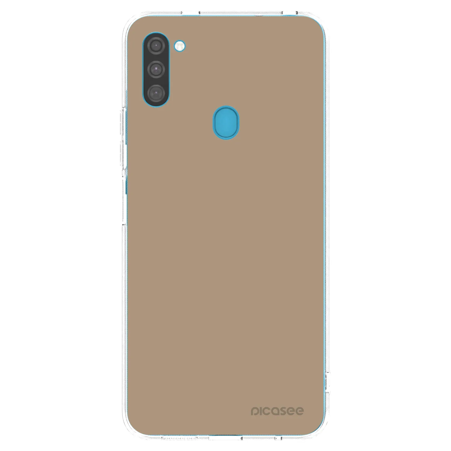 Picasee silikonski prozorni ovitek za Samsung Galaxy M11 - Soft Sand