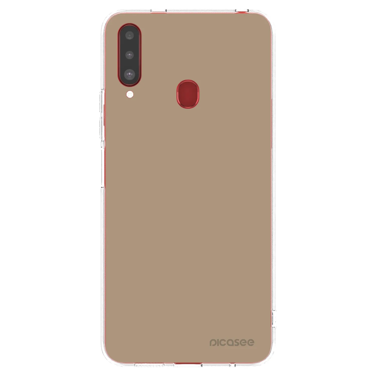 Picasee silikonski prozorni ovitek za Samsung Galaxy A20s - Soft Sand