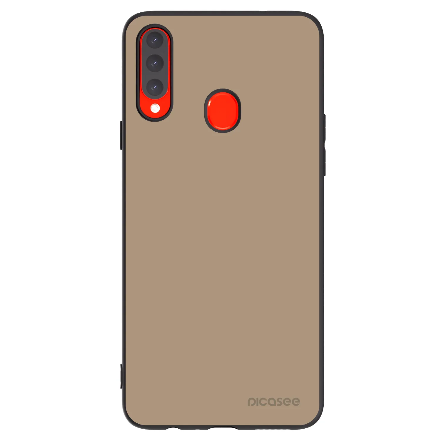 Picasee silikonski črni ovitek za Samsung Galaxy A20s - Soft Sand
