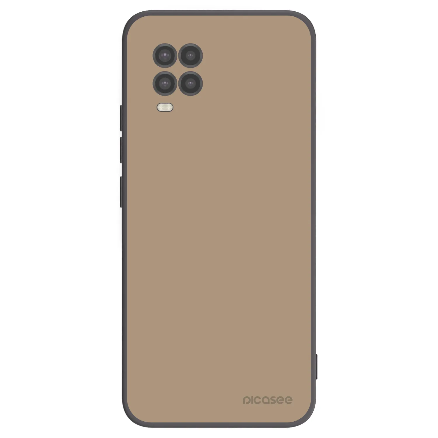 Picasee silikonski črni ovitek za Xiaomi Mi 10 Lite - Soft Sand