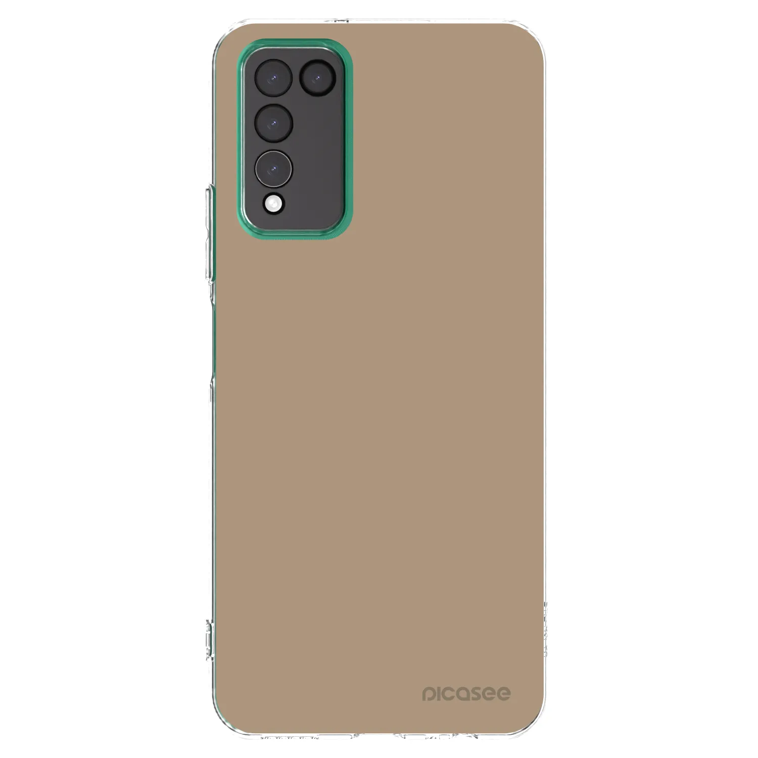 Picasee silikonski prozorni ovitek za Honor 10X Lite - Soft Sand