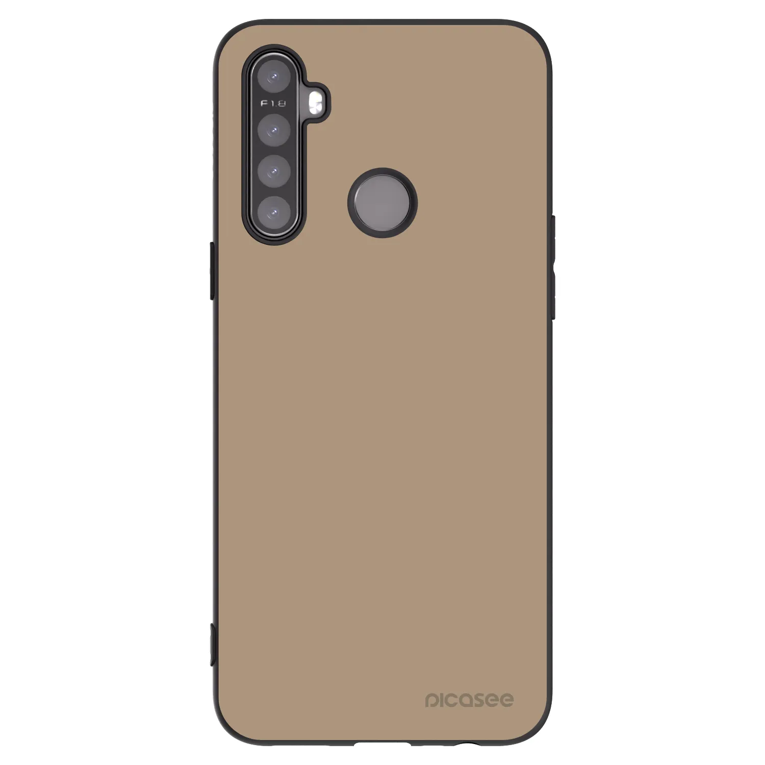Picasee silikonski črni ovitek za Realme 6i - Soft Sand