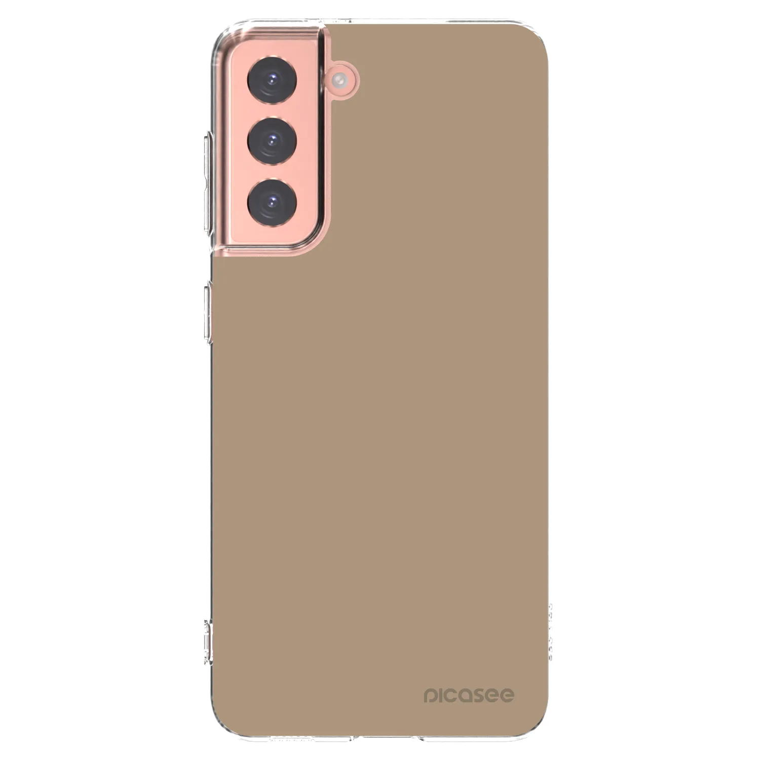 Picasee silikonski prozorni ovitek za Samsung Galaxy S21 5G G991B - Soft Sand