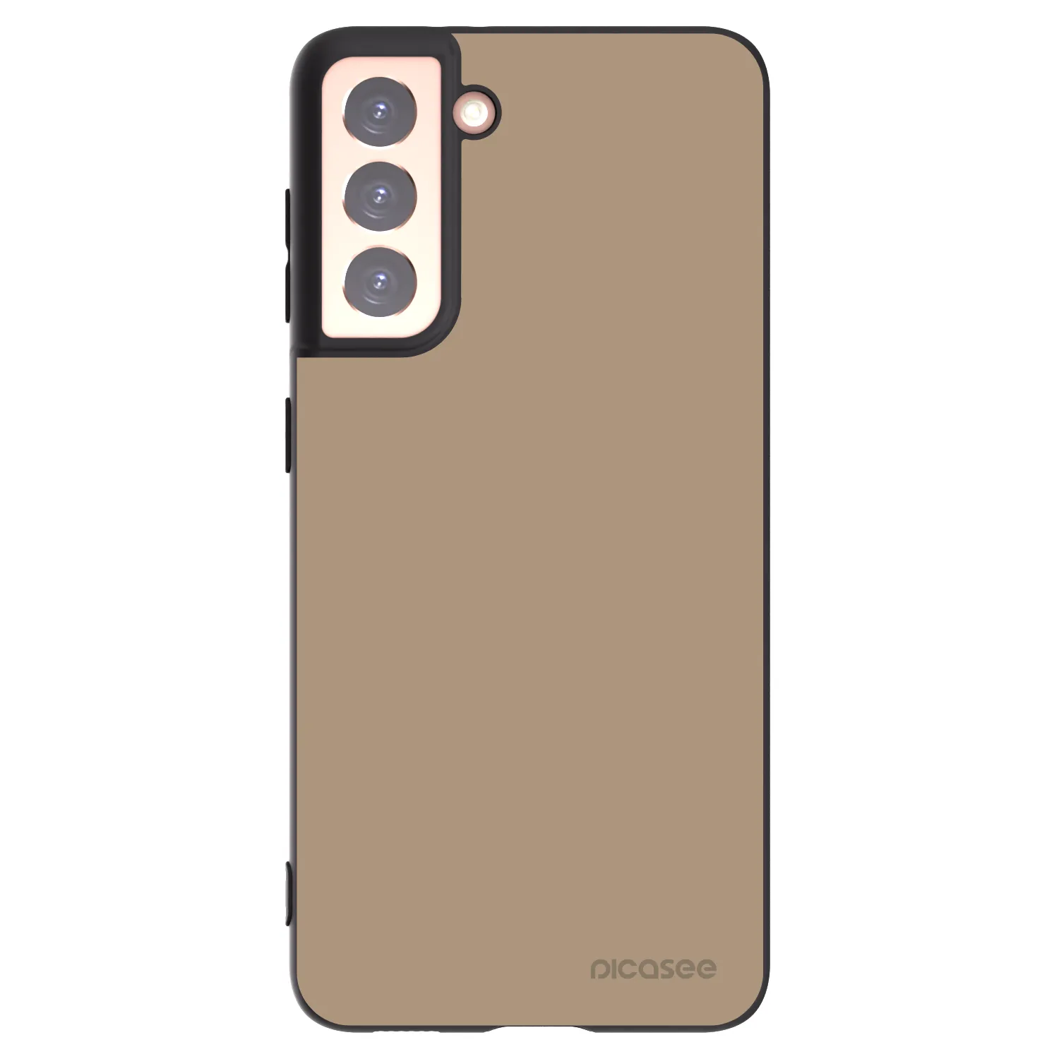 Picasee silikonski črni ovitek za Samsung Galaxy S21 5G G991B - Soft Sand