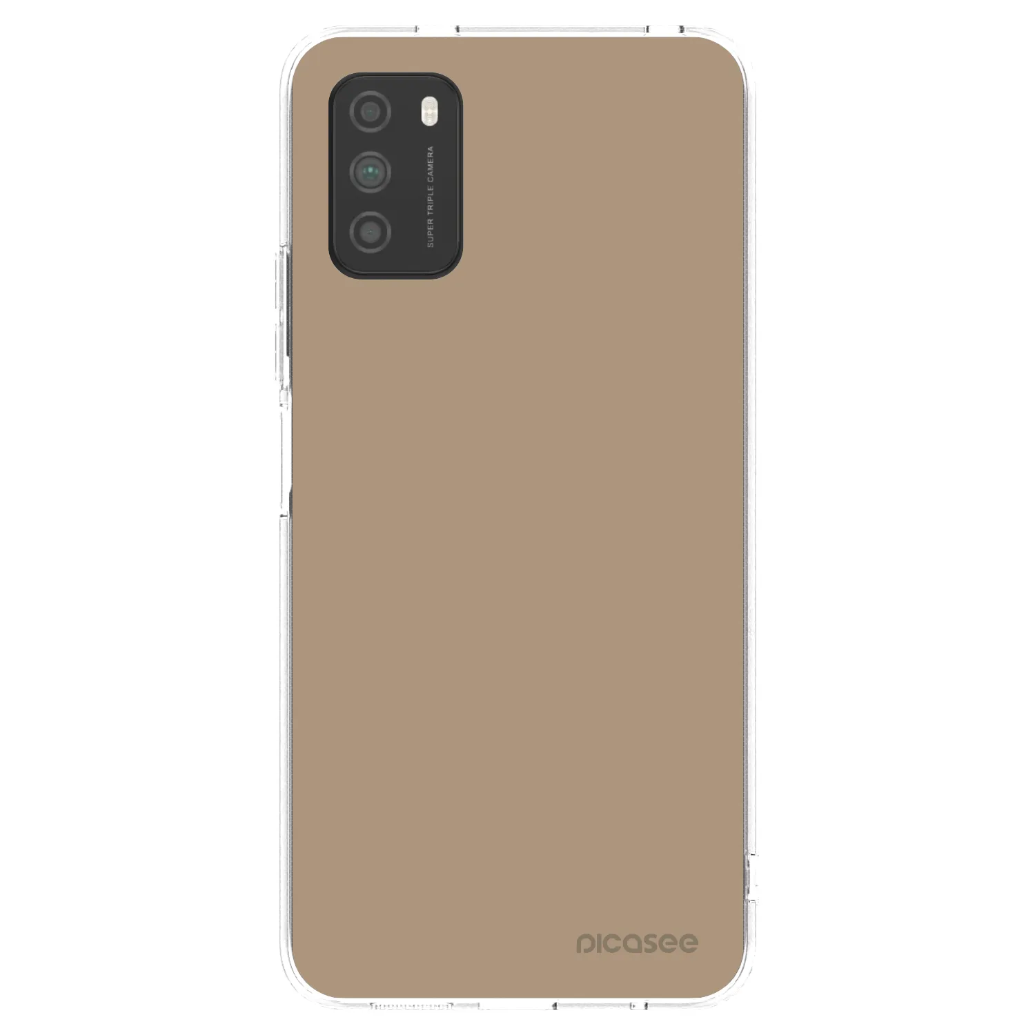 Picasee silikonski prozorni ovitek za Xiaomi Poco M3 - Soft Sand