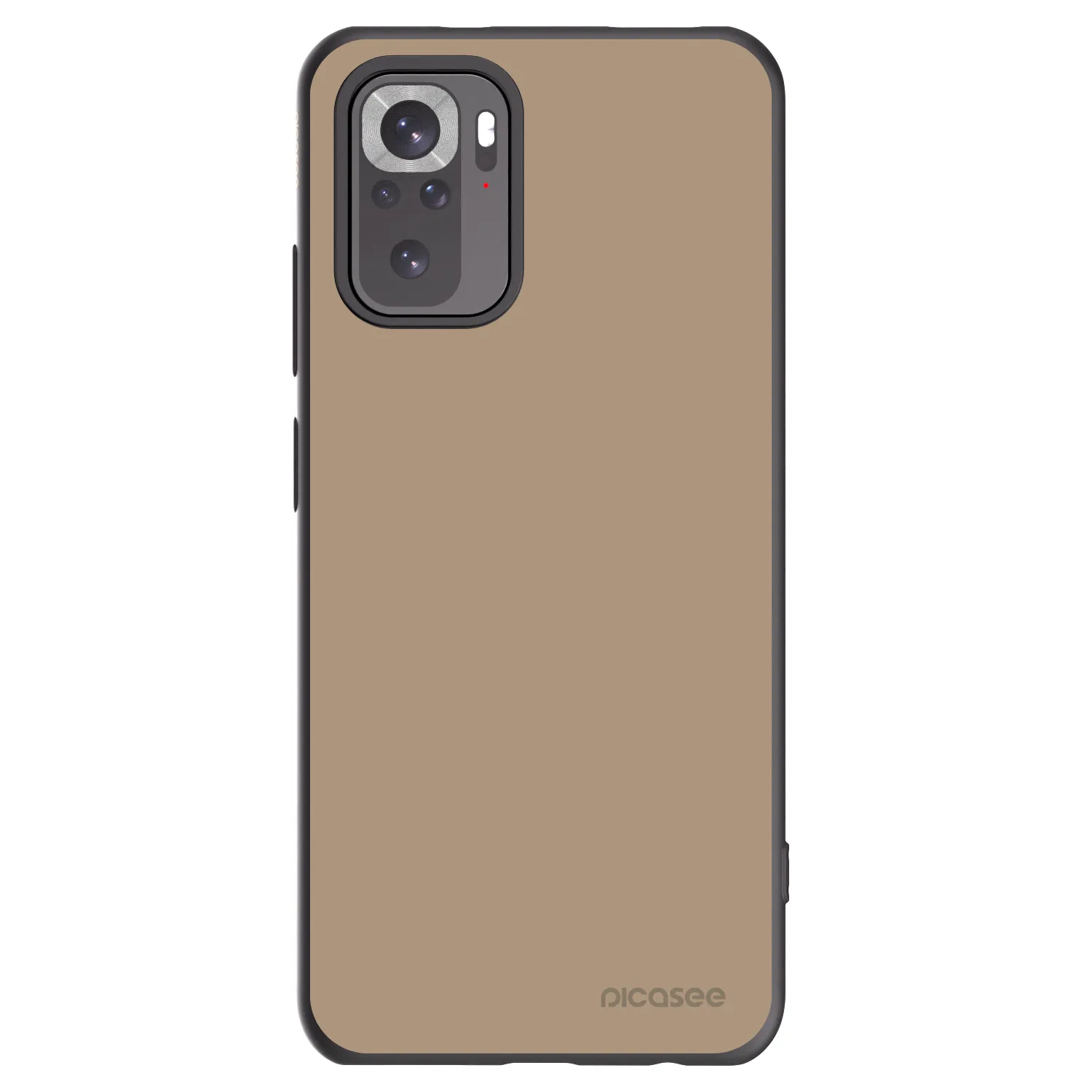Picasee silikonski črni ovitek za Xiaomi Redmi Note 10 - Soft Sand