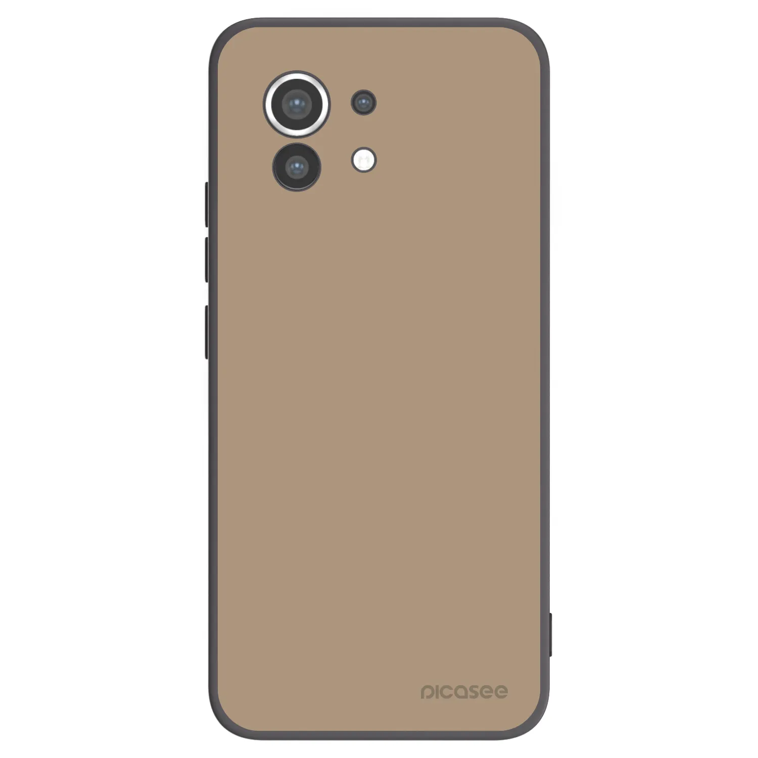 Picasee silikonski črni ovitek za Xiaomi Mi 11 - Soft Sand