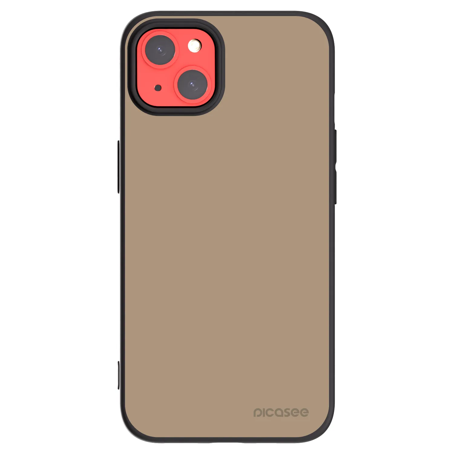 Picasee silikonski črni ovitek za Apple iPhone 13 - Soft Sand