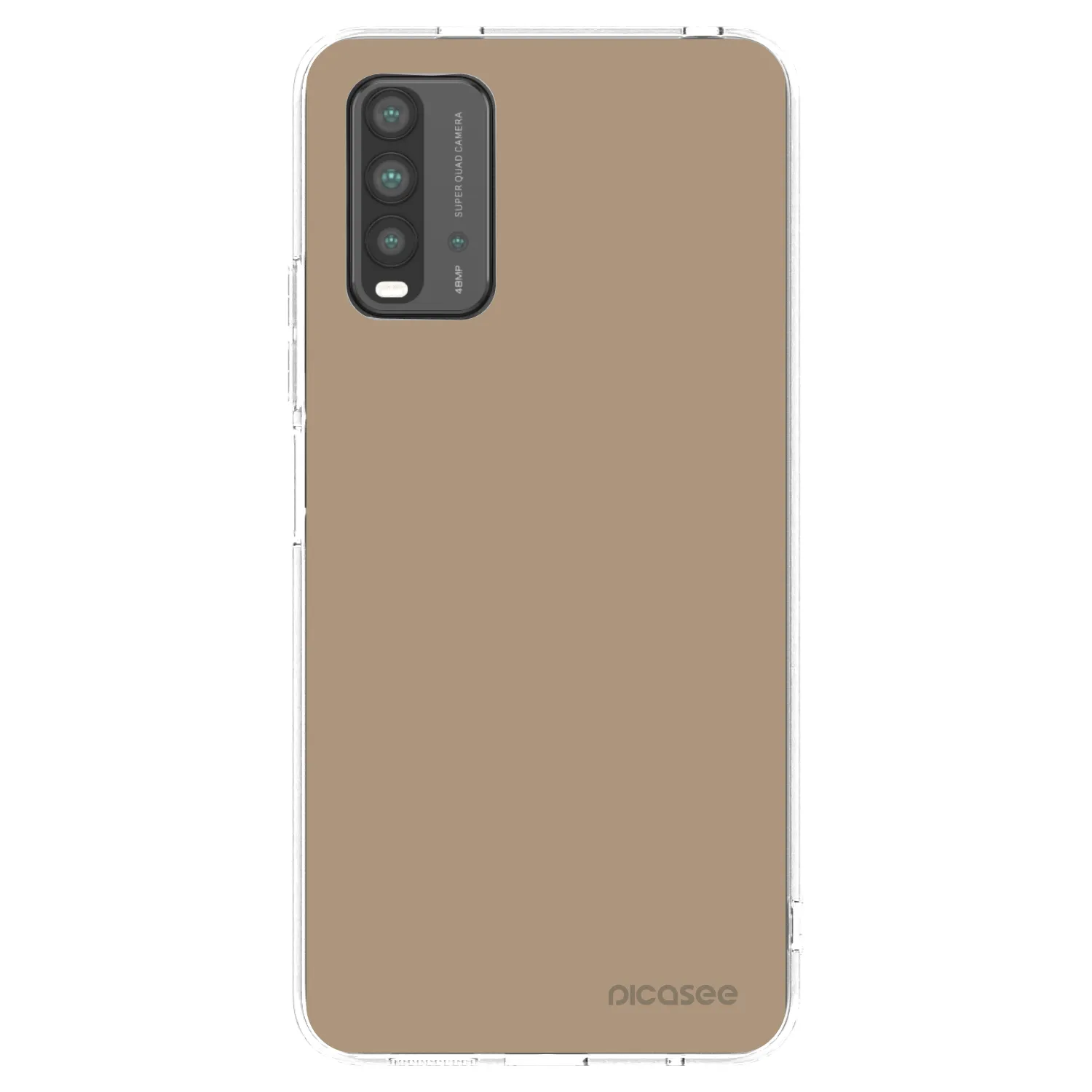 Picasee silikonski prozorni ovitek za Xiaomi Redmi 9T - Soft Sand