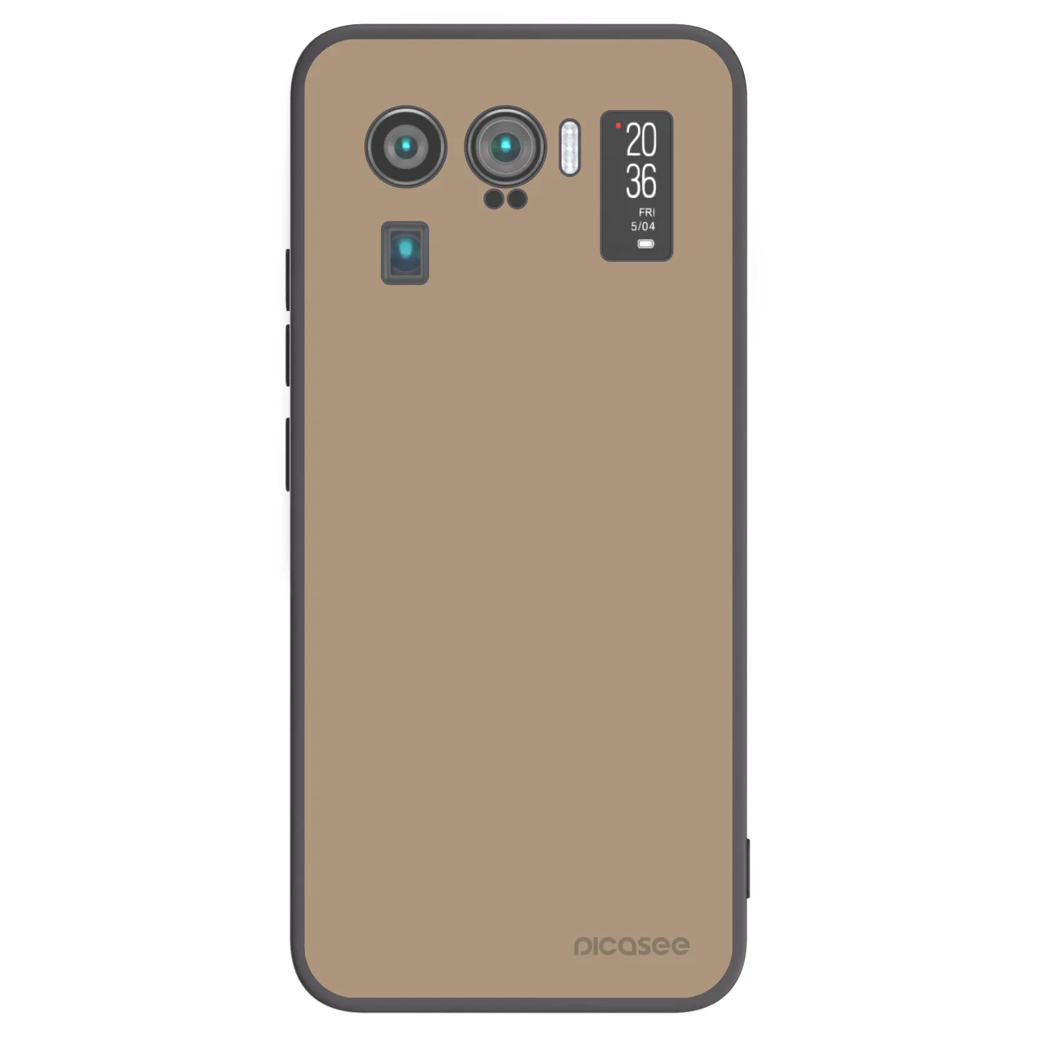 Picasee silikonski črni ovitek za Xiaomi Mi 11 Ultra - Soft Sand