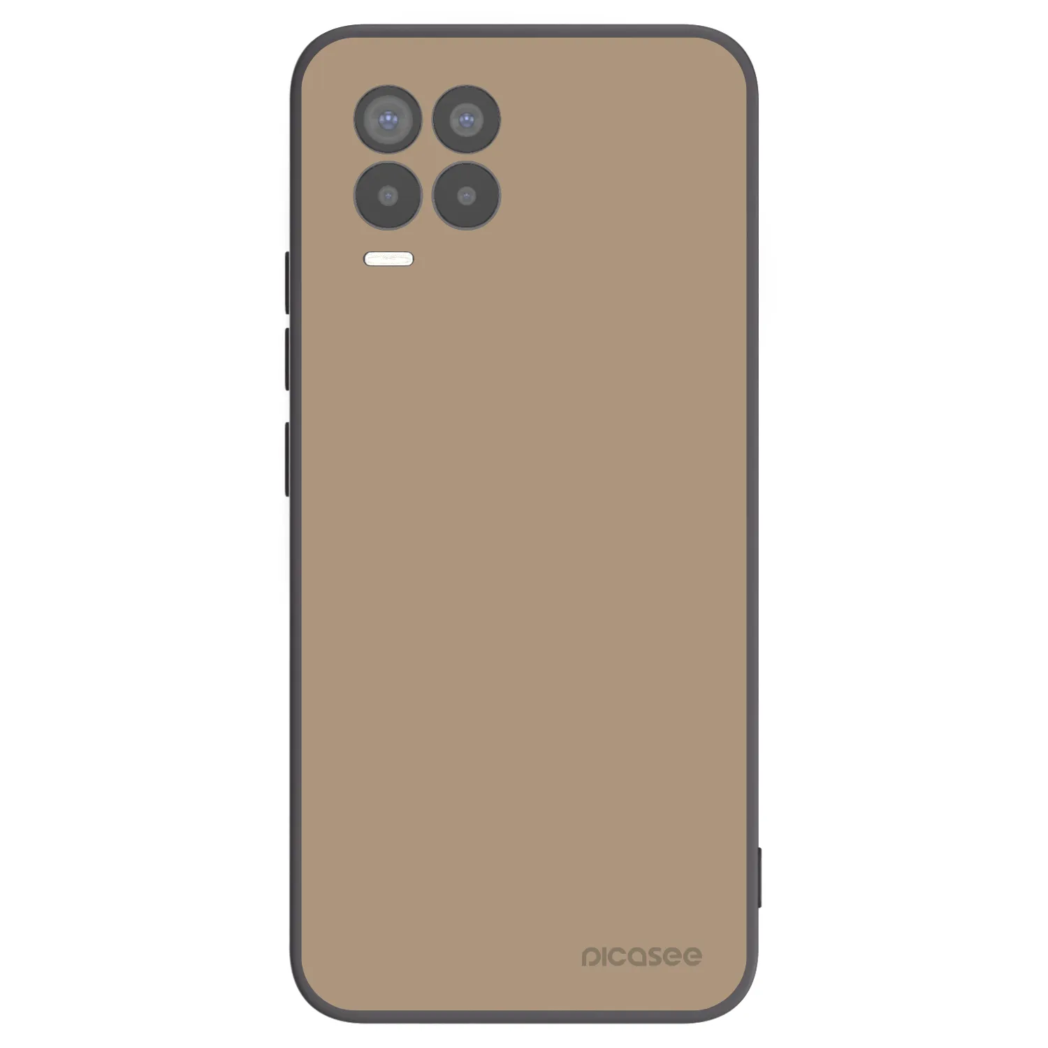 Picasee silikonski črni ovitek za Realme 8 4G - Soft Sand