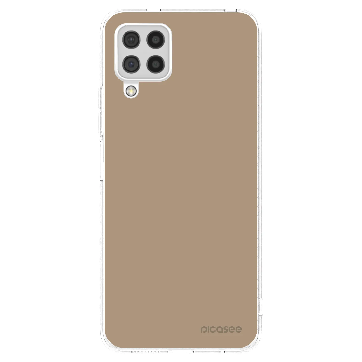 Picasee silikonski prozorni ovitek za Samsung Galaxy A22 A225F 4G - Soft Sand