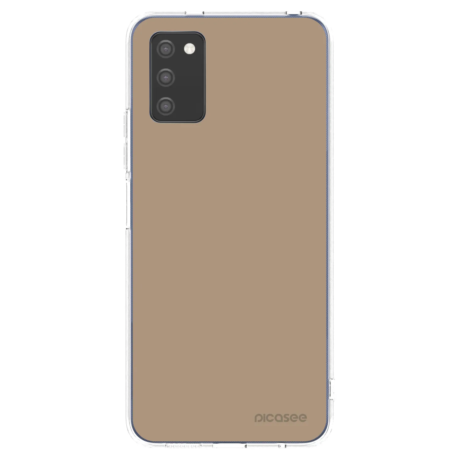Picasee silikonski prozorni ovitek za Samsung Galaxy A03s A037G - Soft Sand