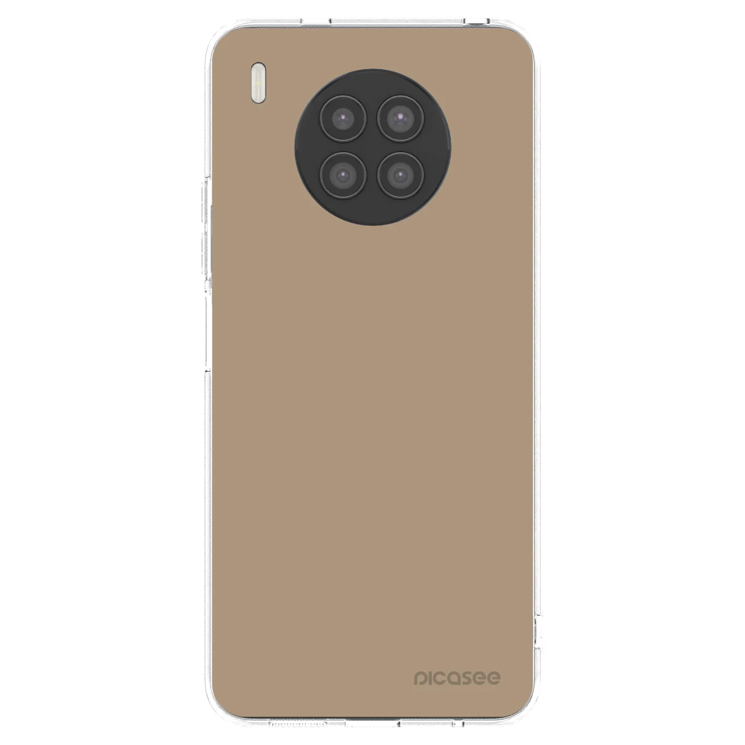 Picasee silikonski prozorni ovitek za Huawei Nova 8i - Soft Sand